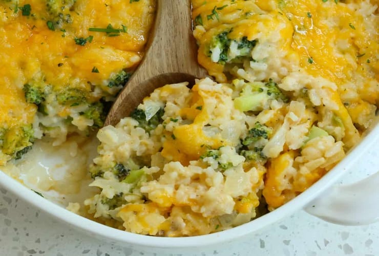 Cheesy Broccoli Rice Casserole Recipe