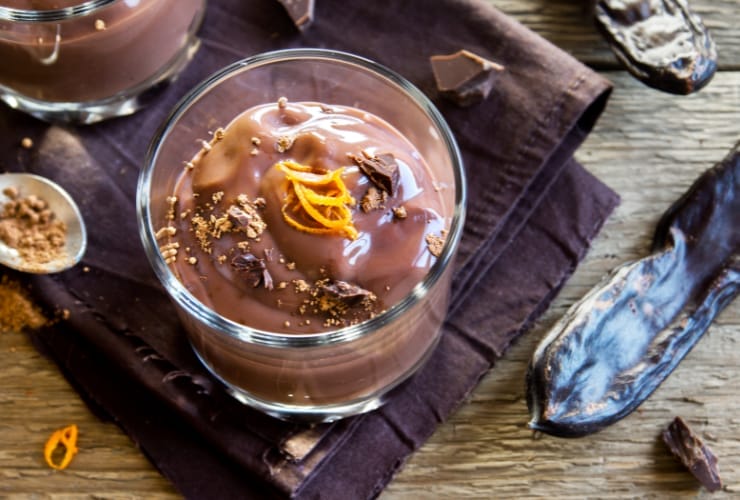 Mousse de Chocolate Amargo com Raspas de Laranja